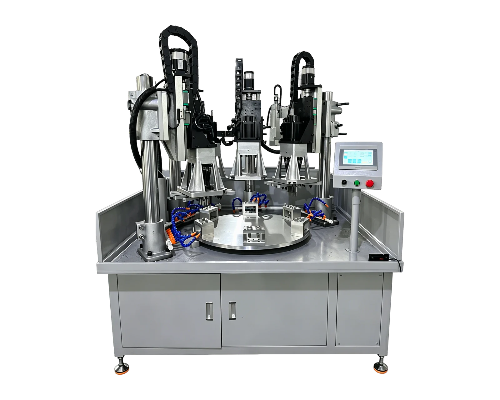 Custom rotary indexing drilling and tapping equipment