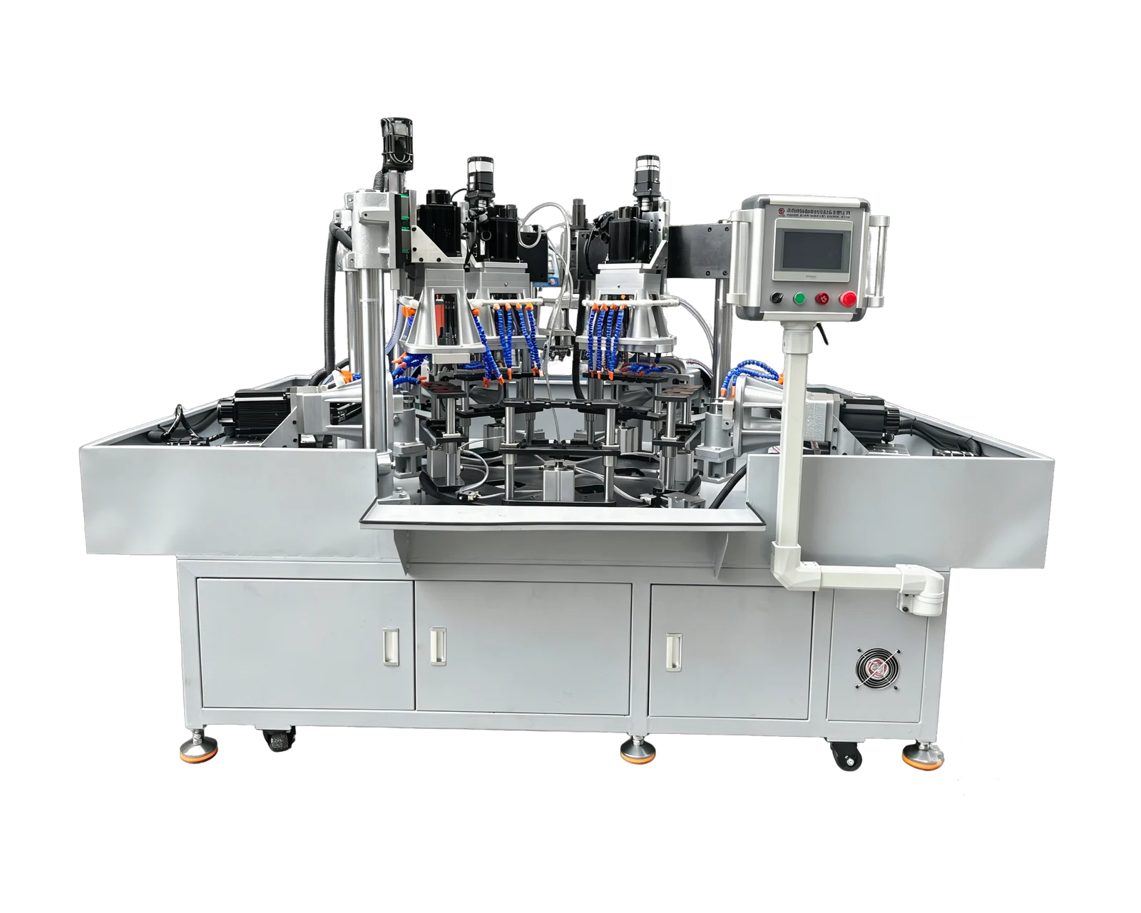 BINSING rotary multi-head arrangement for reviewing successive machining operations